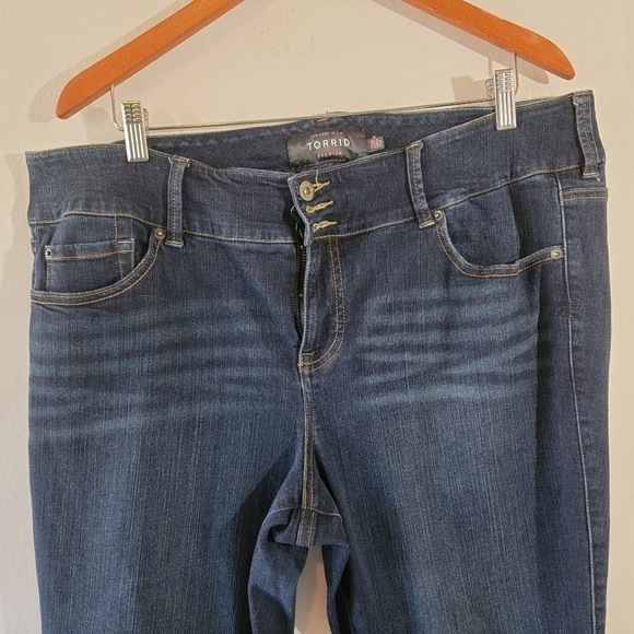 TORRID Premium Women's Jegging Size 20R High-Rise Skinny Ankle Stretch Casual - Picture 3 of 10